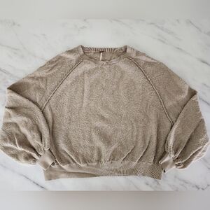 Free People Found My Friend Boucle Pullover oversized‎ shirt